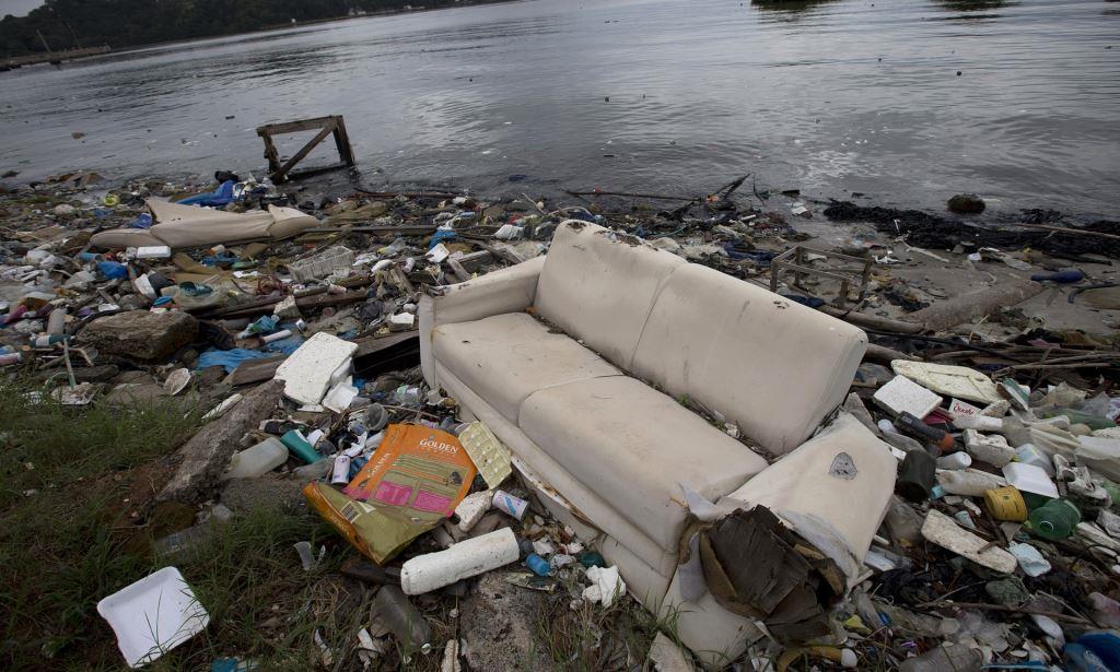 Olympic swimmers and sailors face the prospect of heavily polluted waters at the Rio Olympics. Photograph: Silvia Izquierdo/AP